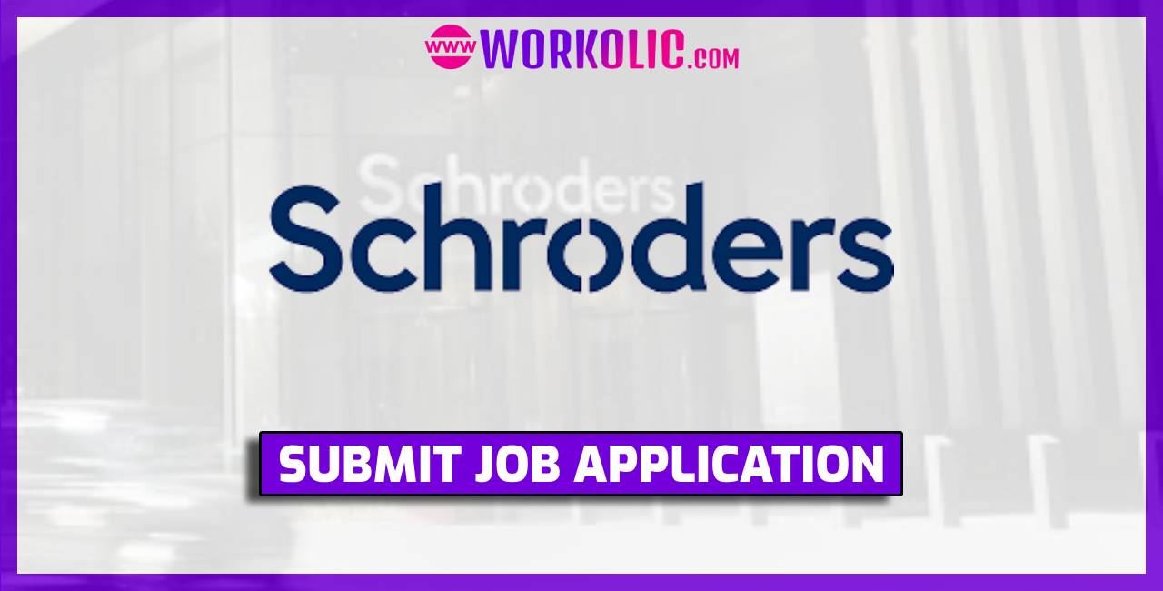 Schroders Jobs